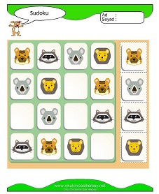 Sudoku Çocuk Bulmacaları